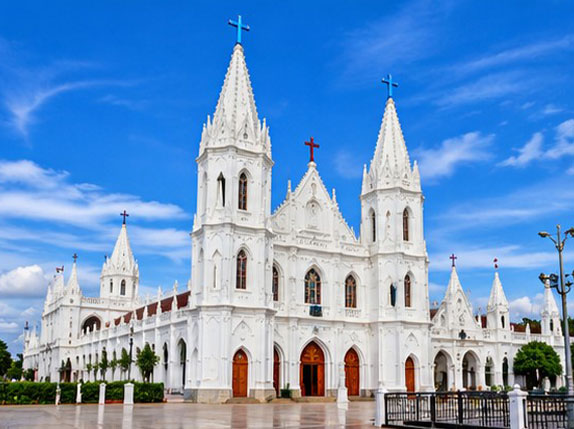 Basilica of Our Lady of Good Health in Velankanni